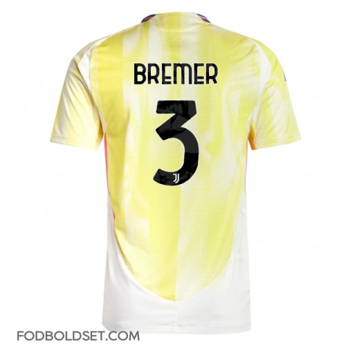 Juventus Gleison Bremer #3 Udebanetrøje 2024-25 Kortærmet